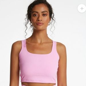 Year of ours ribbed active cami true pink SZ S- NWOT